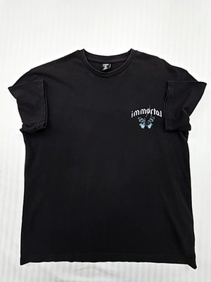 FSBN Unisex Black Butterfly Graphic T-Shirt Size M