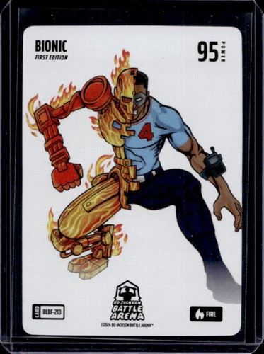 2024 Bo Jackson Battle Arena First Edition Bionic Fire #BLBF-213