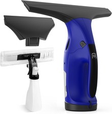 Eave Window Vac Cleaner Kit, Cordless Vac with 17 & 28cm Suction Nozzles, (Blue）