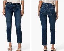 NWOT Paige 30 Cindy Crop High Waist Ankle Straight Leg Jeans 121278