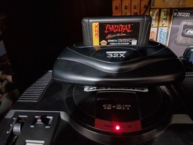 Brutal Above The Claw Sega 32x CIB W Manual Authentic Tested And Working