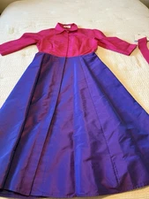 Teri Jon by Rickie Freeman Two-Tone Gown Size 8 EUC