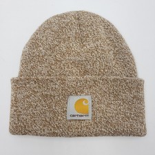 Carhartt Acrylic Watch Beanie Hat Toddler Tan Heather Made In USA Knit
