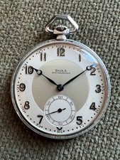 Antico orologio da tasca Doxa frac - art deco - 47 mm 1938 circa