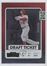 2021 Panini Contenders Draft Ticket Green 117/299 Anthony Rendon #92 00gy