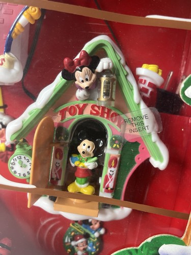 Vintage 1993 Mr Christmas Mickey's Clock Shop Animated Lights Sound 21 Songs - Bild 5 von 21