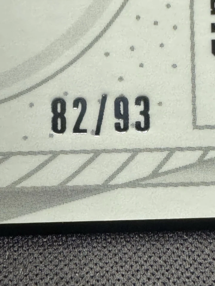 Kristaps Porzingus 2024-25 Obsidian /93 Dusk Memorabilia Game Worn Used Patch - image 4 of 4