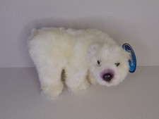 SeaWorld Polar Bear Plush 6 White Stuffed Animal Arctic Bear Toy w Tag