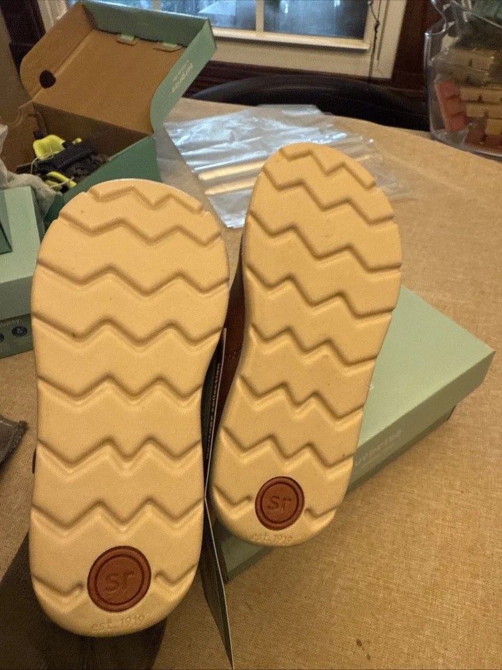 Surprize by Stride Rite Niña Niño Pequeño Marrón Betty Sue Zapatos Tenis Talla 9M Foto 4 de 4