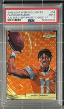 2025 Leaf Anime Nation Faizon Brandon 1/1 Super Prismatic Gold Vinyl