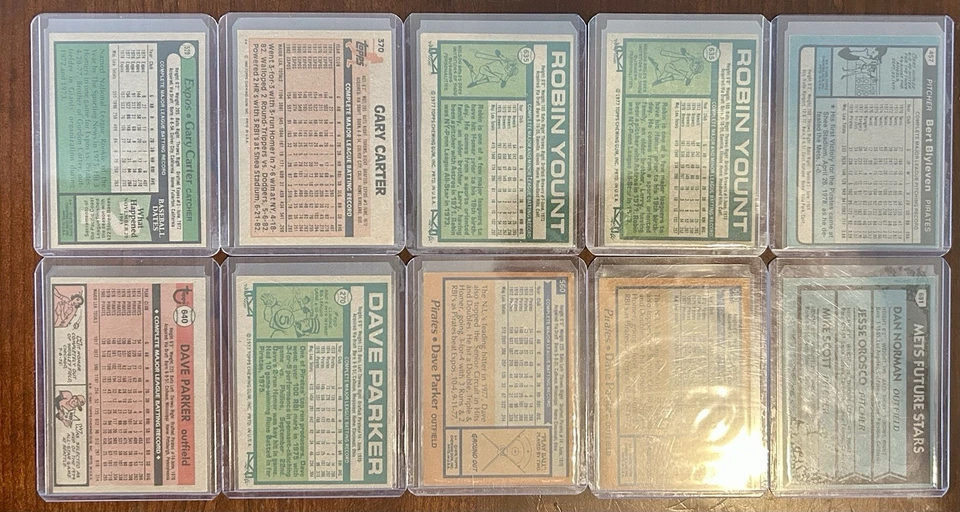 Lote de grandes del béisbol de los años 60’s 70’s y 80’s. Lote de 40 tarjetas Foto 4 de 4