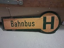 Haltestellenschild Bahnbus, Deutschland
