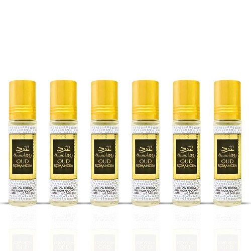 6 Stück Oud Romancea Roll-On Parfümöl - CPO 10ML (0,34OZ) von Ard Al Zaafaran | L - Bild 1 von 8