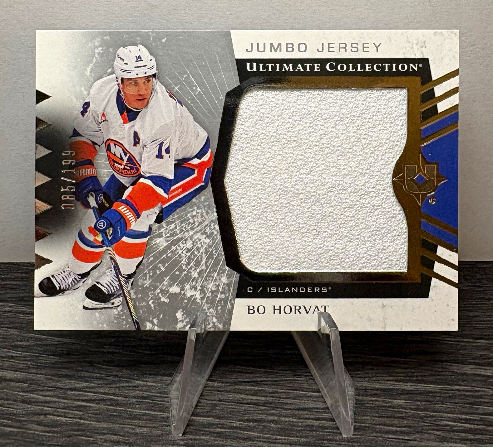 2025-26 Ultimate Collection Bo Horvat Jumbo Jersey /199 Islanders #2