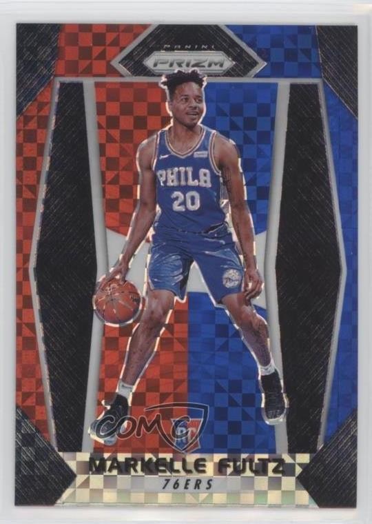 2017-18 Panini Prizm Red White & Blue Prizm Markelle Fultz #1 3zh