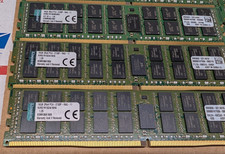 Kingston 16GB 2Rx4 PC4-2133P DDR4-17000 ECC RDIMM Server KVR21R15D4/16HA LOT 8