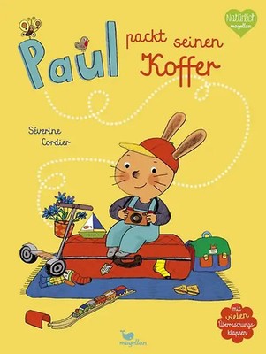 Paul packt seinen Koffer