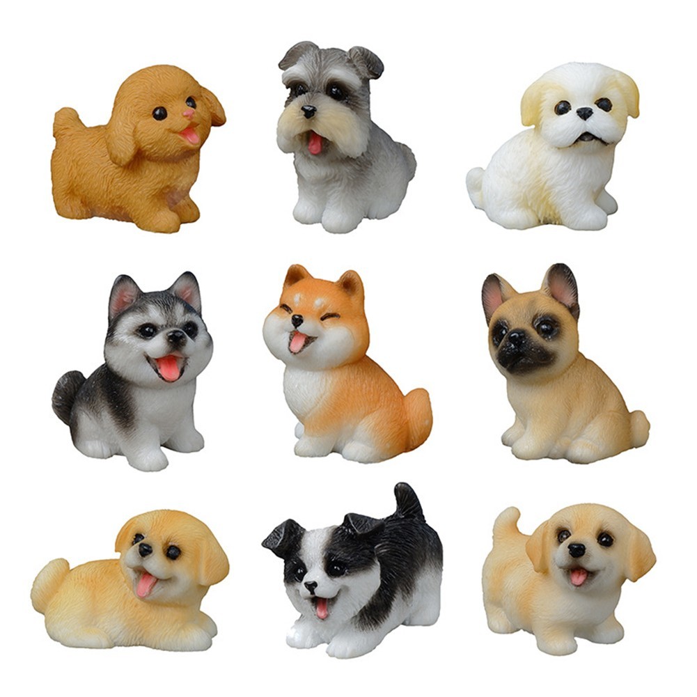 Diverse Selection of 14 Miniature Dogs Perfect for Collecting and