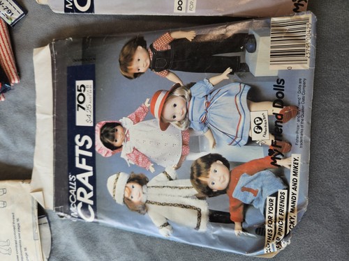 Huge Vintage Fisher Price My Friend Dolls Mandy Mikey Clothing Doll Pattern Lot - Picture 17 of 20