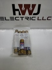  Lot Of 9  Fusetron FRN-6 1/4 6 1/4A Dual Element Time Delay Cartridge Fuse