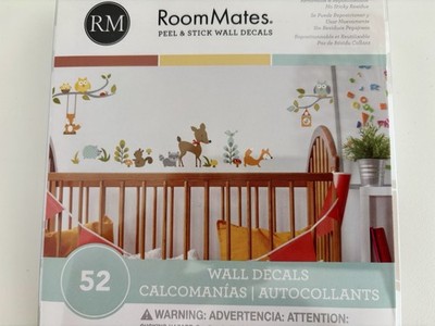 RoomMates Wandsticker Peek & stick Wall Decals Waldtiere  Kinderzimmer  Neu
