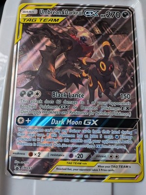 Umbreon & Darkrai GX - SM241 - Black Star Promo - Pokemon Card