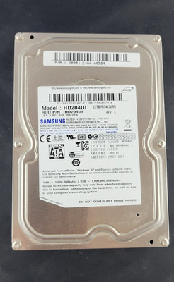 Samsung SATA II Festplatte HDD HD204UI 2TB 3.5 Zoll 5400RPM
