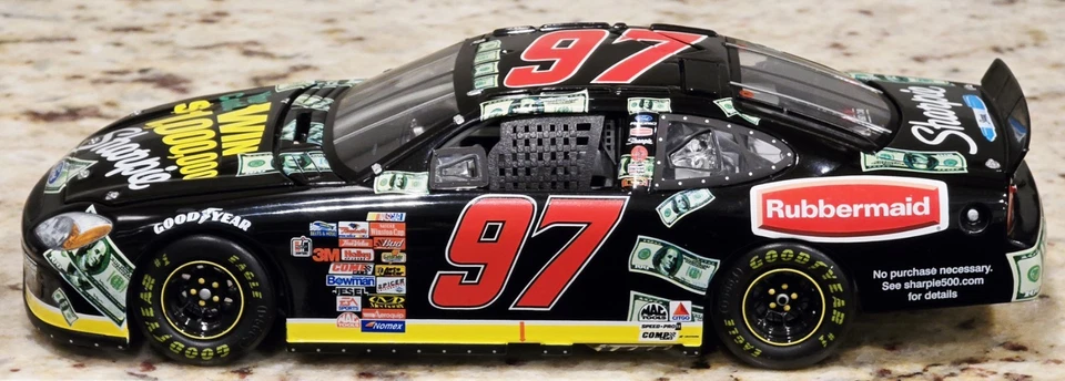 2002 #97 Kurt Busch Sharpie Taurus 1:24 Diecast 1ª Copa Victoria Bristol Team Calibre Foto 4 de 4