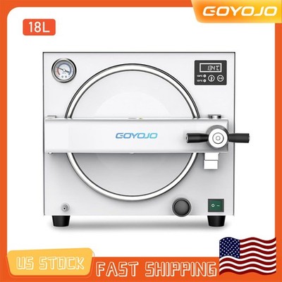 Dental Autoclave Steam Sterilizer Class Medical Drying Sterilizing Case 18L