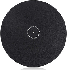 12 Inch Wool Turntable Slipmat, anti Vibration Record Platter Mat for Phonograph
