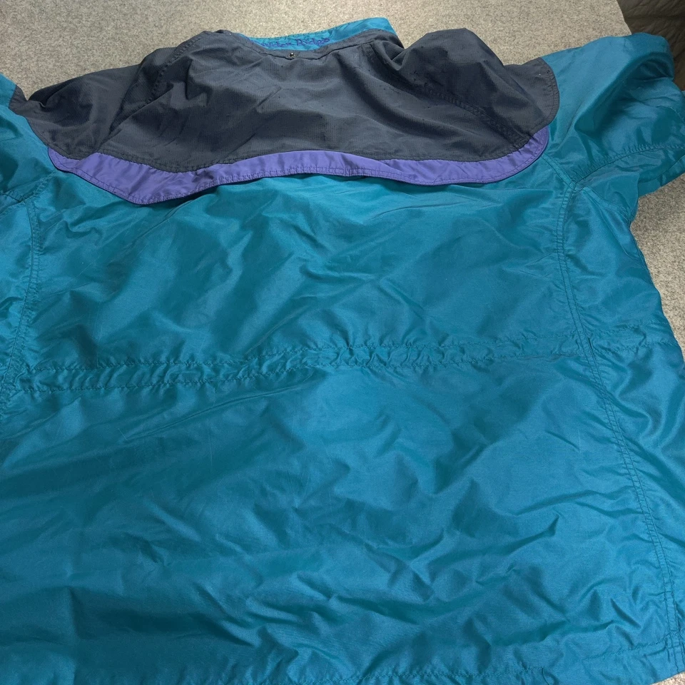 Chaqueta de esquí Columbia de colección para hombre 2X azul azulado púrpura retro años 80 90 esquí al aire libre papá Foto 3 de 4