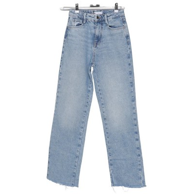Zara, Jeans, Größe: 34, Blau, Einfarbig, Denim, Damen #gOf