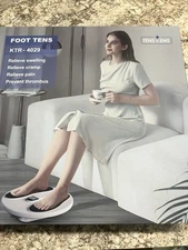 EMS TENS Foot Circulation Stimulator KTR-4029 * NEW OPEN Box