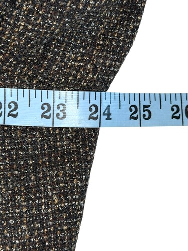 Hickey Freeman Sport Coat Blazer Suit Jacket 44 R Black Donegal Tweed Wool USA - Afbeelding 18 van 20