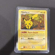 Pokemon Pikachu LV.15 - 94/123 Mysterious Treasures 2007 TCG Card Moderately Pl