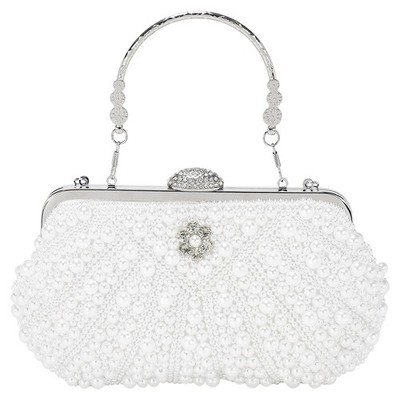 DTGN Abendtaschen 25(L)*5(B)*15(H) cm/9,84(L)*1,97(B)*5,91(H) cm, weiß 