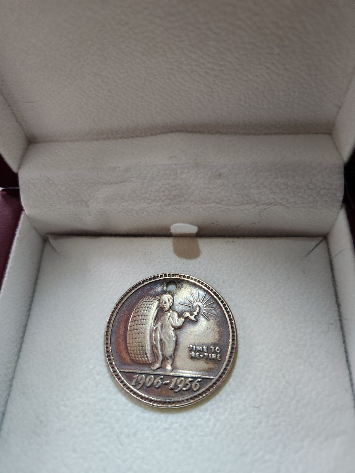 1906 - 1956  Fisk Boy's 50 Anniversary Medallion In Nice Condition .