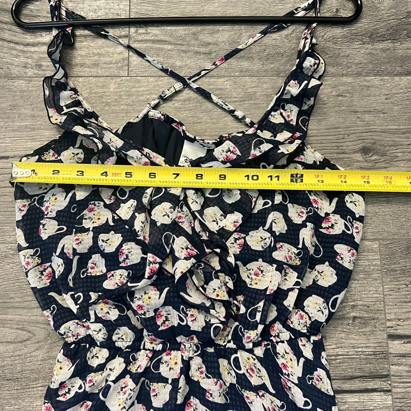 Women's Lauren Conrad Disney Alice in Wonderland Teapot Dress Size Small