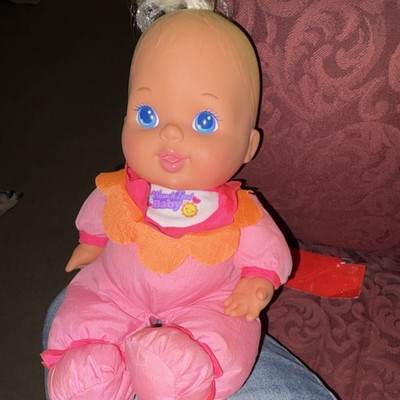 Kenner Warm Feed Baby Soft Body Baby Doll w/ Outfit Pink 1997
