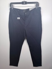 BNWT Talbots Womens Lexington Pants Skinny Leg Career Business Blue Sz 8 Petite