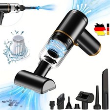 120W Handstaubsauger Nass&Trocken Tragbar Akku Mini Kabellos Auto Büro Haus DHL