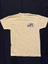 University of Pittsburgh Panthers T Shirt Men Small Beige Russell NCAA College T