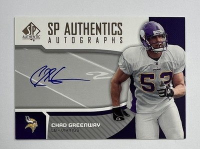2006 Upper Deck #SP-CG Chad Greenway SP Authentics Autographs Auto AR131