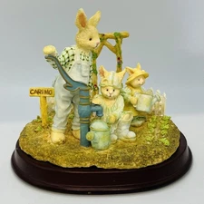 Rites of Spring Figurine by Russ Berrie & Co 13852 Tender Young Seedlings Rabbit