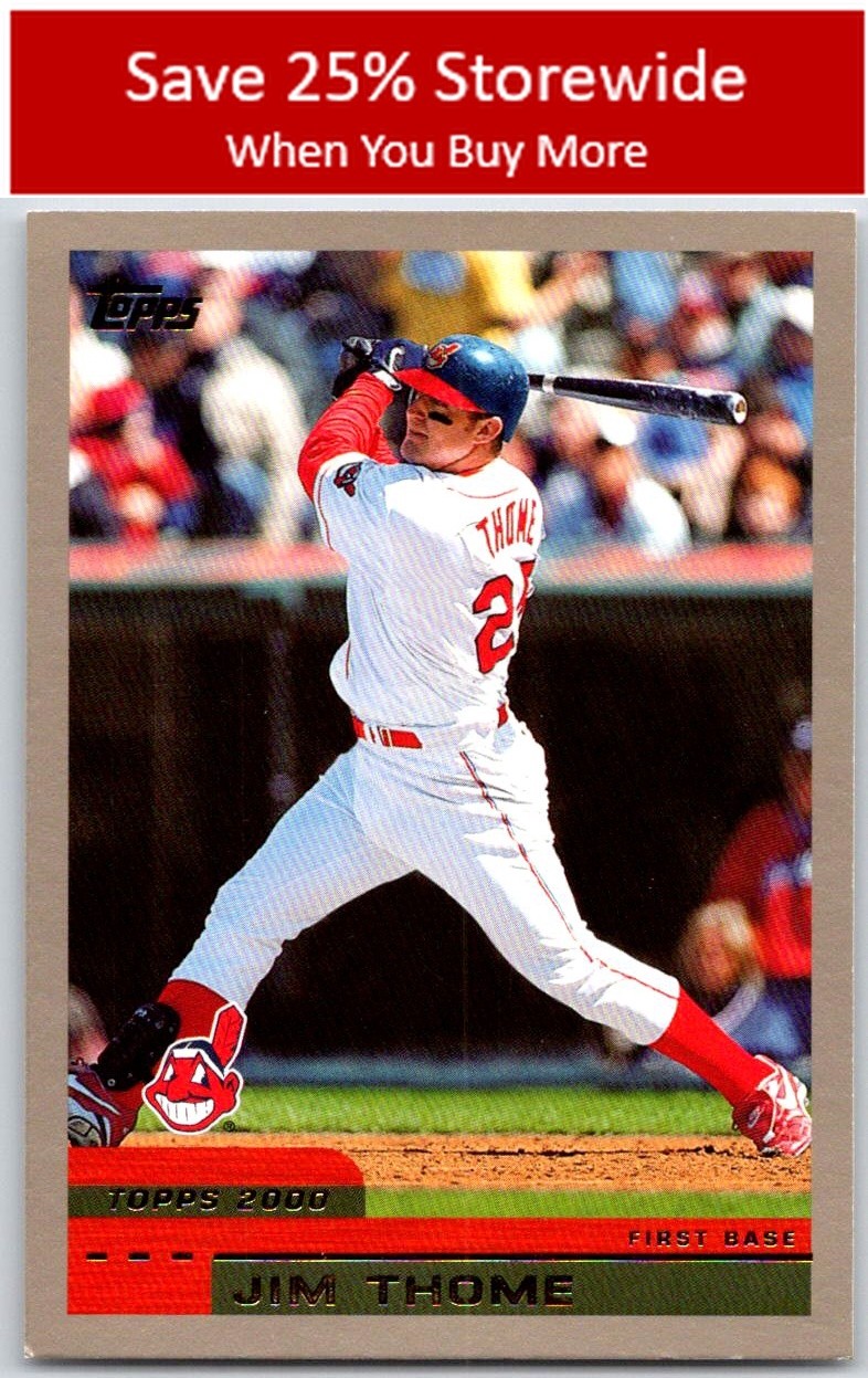 Jim Thome 2000 Topps #360 Cleveland Indians