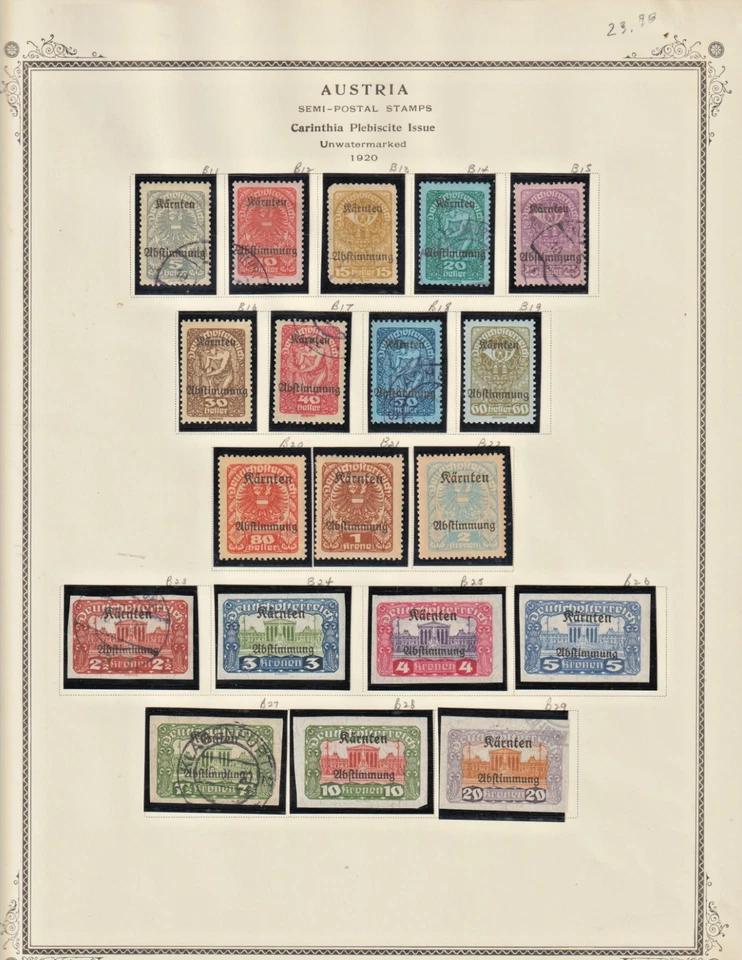 Áustria 1914 - 1949 Back of the Book Collection 300+ Não Usado, Gato Usado $ 190,00 - Imagem 2 de 4