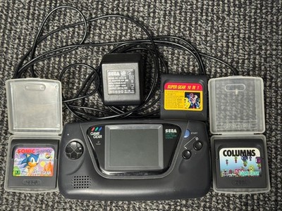 Sega Game Gear Konsole + Spiele | Sonic | Columns | 10 in 1 Games | Top Zustand