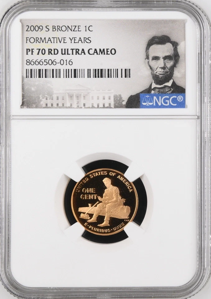 2009 S Bronze Lincoln Proof Cent Set PF70 RD Ultra Cameo - 4 Coins - Image 4 of 4