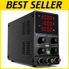 Adjustable Switching Power Supply with 4-Digit LED Display