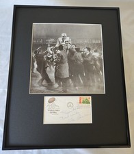 Alan Ameche Signed Photo Display Framed 16x20 Colts